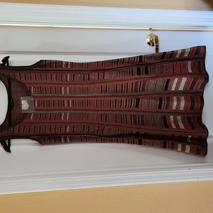 Peruvian connection size M cotton knit dress